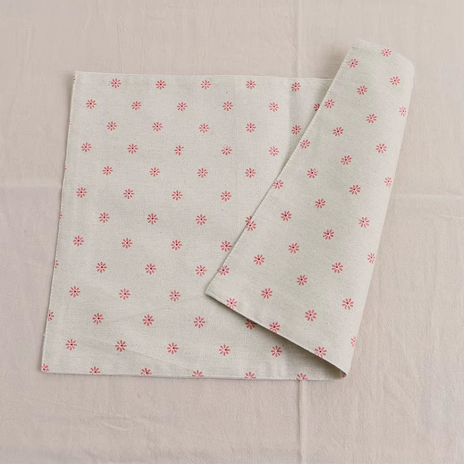 30X45Cm Cotton Linen Double-Layer Japanese Style Placemat,Food Photo Background Cloth ,Kitchen Table Cloth Napkins