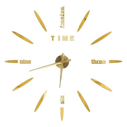 2D/3D Large Roman Numeral Acrylic Mirror Wall Quartz Clocks - Watch Home Decoration 