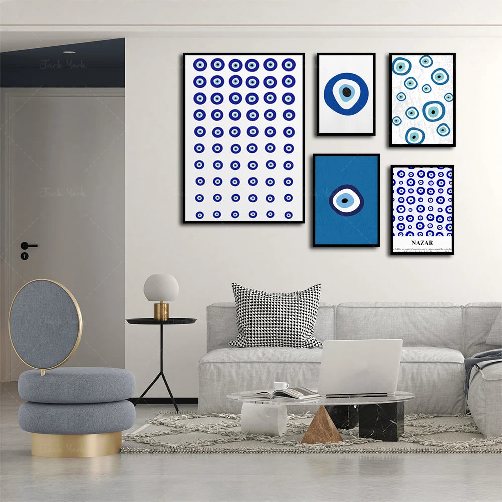 Evil Eye Wall Art - Nazar Boncuğu -  Turkish Evil Eye Nazar Poster