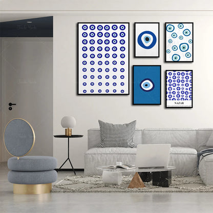 Evil Eye Wall Art - Nazar Boncuğu -  Turkish Evil Eye Nazar Poster