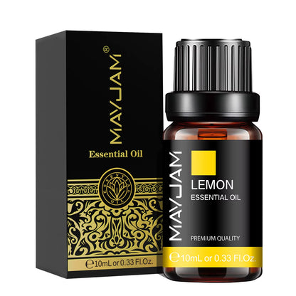 10ML Essential Oil Lavender Jasmine Eucalyptus Vanilla Sandalwood Bergamot Rosemary Citronella Cinnamon Fragrance Oil