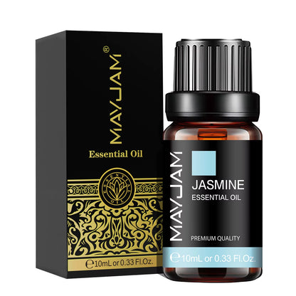 10ML Essential Oil Lavender Jasmine Eucalyptus Vanilla Sandalwood Bergamot Rosemary Citronella Cinnamon Fragrance Oil