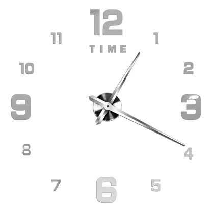 2D/3D Large Roman Numeral Acrylic Mirror Wall Quartz Clocks - Watch Home Decoration 