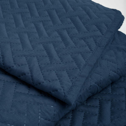 Brentfords Geo Quilted Bedspread Blanket Pinsonic Throw Large Sofa Comforter