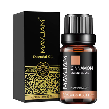 10ML Essential Oil Lavender Jasmine Eucalyptus Vanilla Sandalwood Bergamot Rosemary Citronella Cinnamon Fragrance Oil