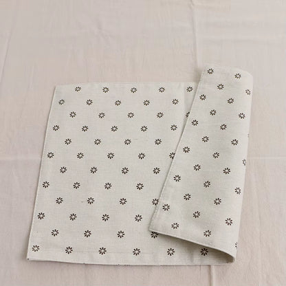 30X45Cm Cotton Linen Double-Layer Japanese Style Placemat,Food Photo Background Cloth ,Kitchen Table Cloth Napkins