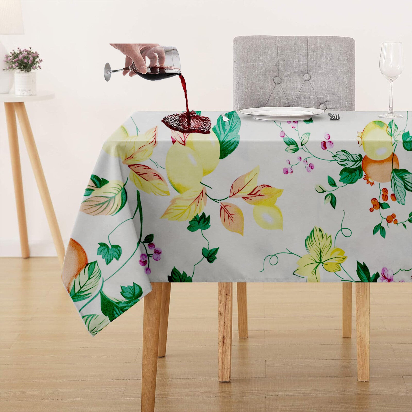Waterproof Table Cover Sheet Wipe Clean Plastic Cloth Heavy Duty Protector 110Cm