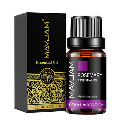 10ML Essential Oil Lavender Jasmine Eucalyptus Vanilla Sandalwood Bergamot Rosemary Citronella Cinnamon Fragrance Oil