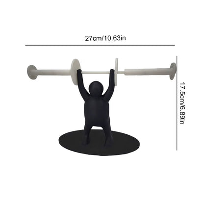 Funny Weightlifter Toilet Rolling Paper Holder 3D Printed Bathroom Roll Dispenser Toilet Paper Organizer Fun Bathroom Accessorie
