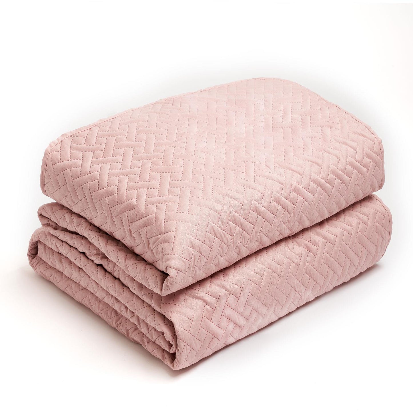 Brentfords Geo Quilted Bedspread Blanket Pinsonic Throw Large Sofa Comforter