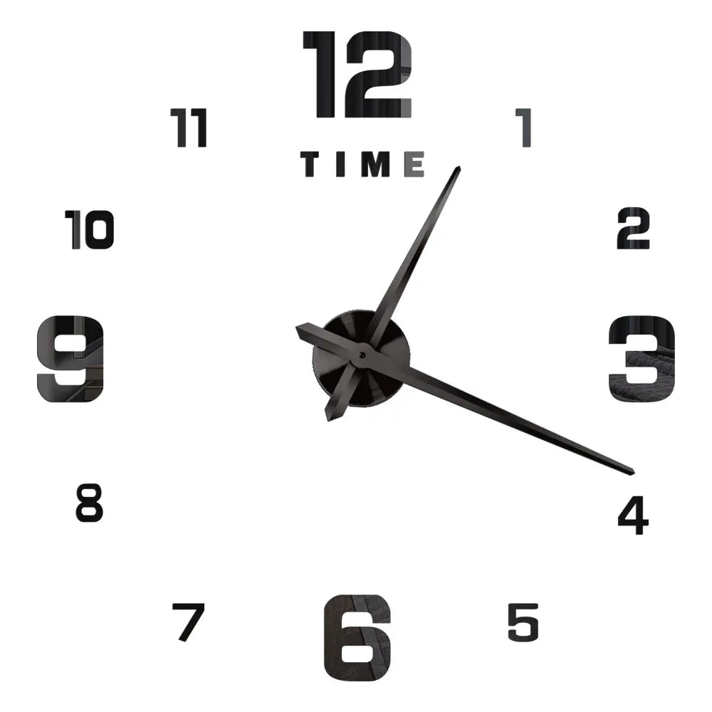2D/3D Large Roman Numeral Acrylic Mirror Wall Quartz Clocks - Watch Home Decoration 
