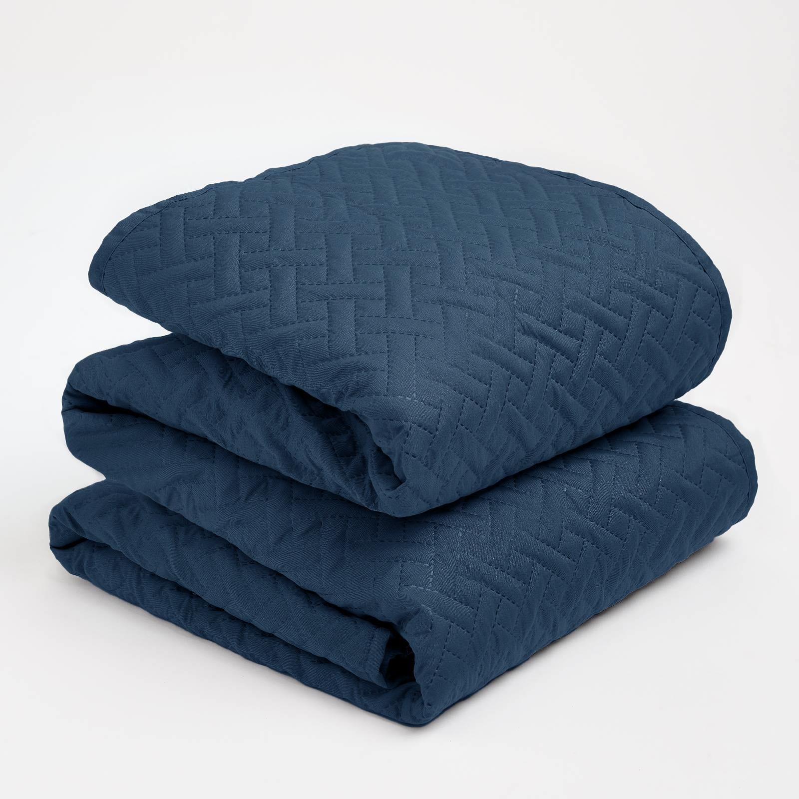 Brentfords Geo Quilted Bedspread Blanket Pinsonic Throw Large Sofa Comforter