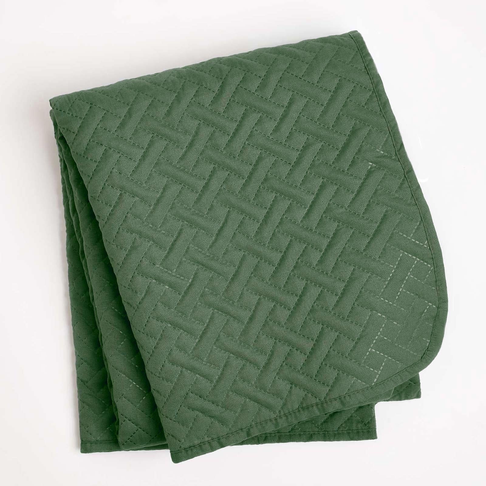 Brentfords Geo Quilted Bedspread Blanket Pinsonic Throw Large Sofa Comforter