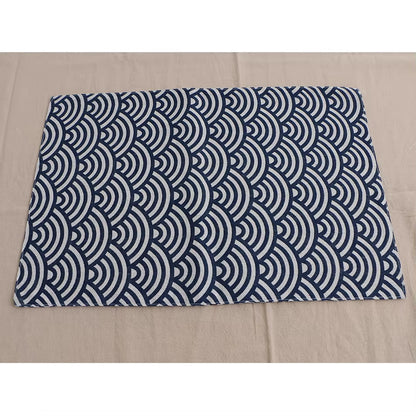 30X45Cm Cotton Linen Double-Layer Japanese Style Placemat,Food Photo Background Cloth ,Kitchen Table Cloth Napkins