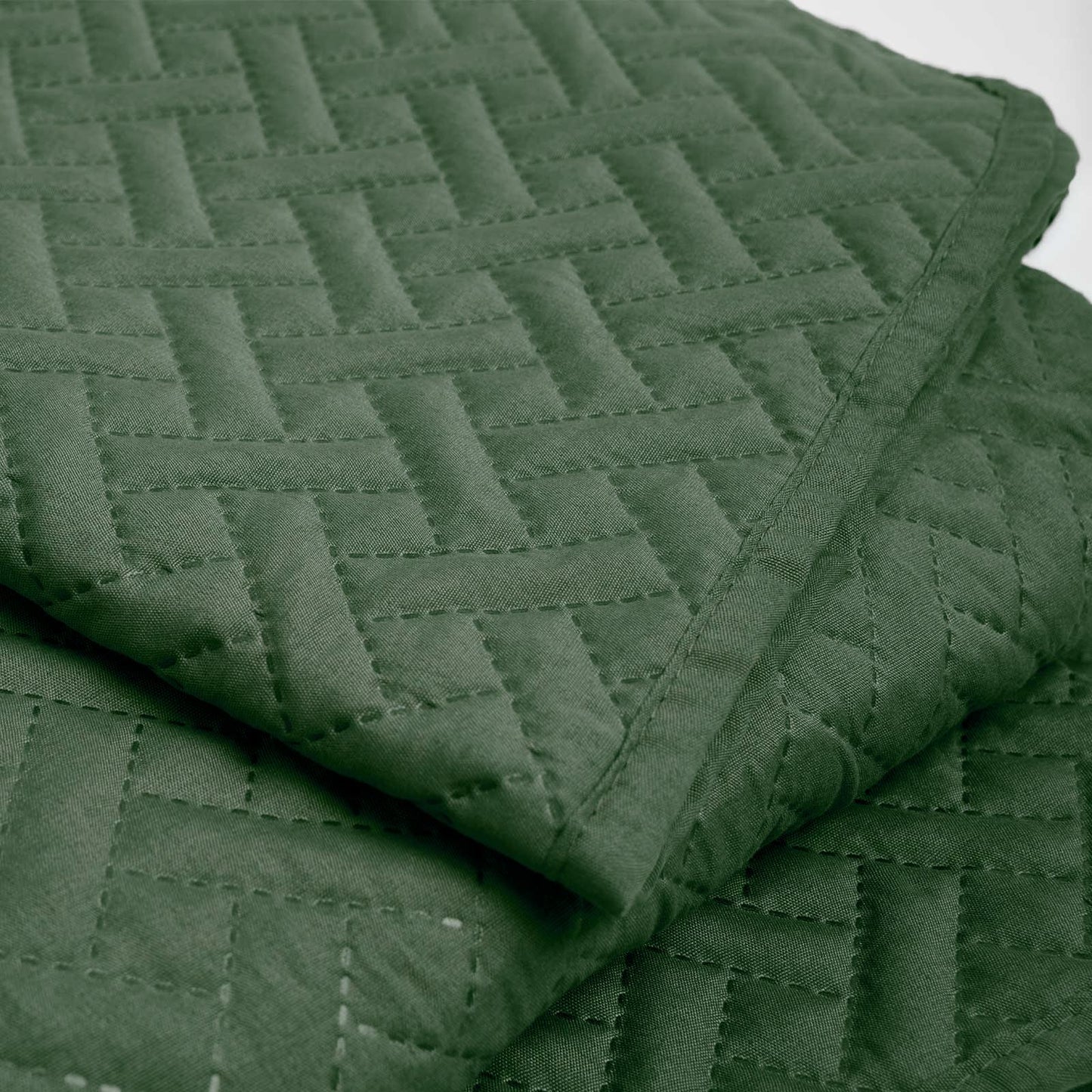 Brentfords Geo Quilted Bedspread Blanket Pinsonic Throw Large Sofa Comforter