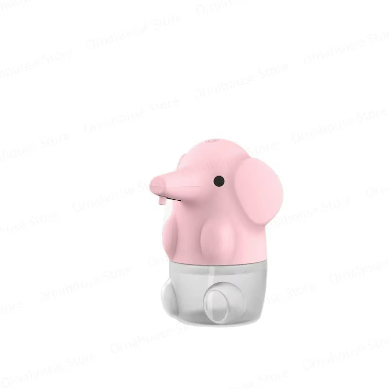 Automatic Foaming Cute Elephant Soap Dispenser Touchless Hand Soap Dispenser Rechargeable Dish Soap Dispenser for Bath