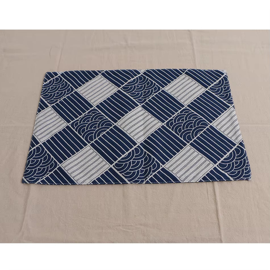 30X45Cm Cotton Linen Double-Layer Japanese Style Placemat,Food Photo Background Cloth ,Kitchen Table Cloth Napkins