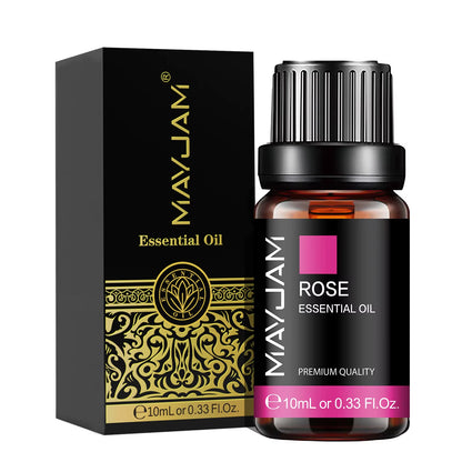 10ML Essential Oil Lavender Jasmine Eucalyptus Vanilla Sandalwood Bergamot Rosemary Citronella Cinnamon Fragrance Oil
