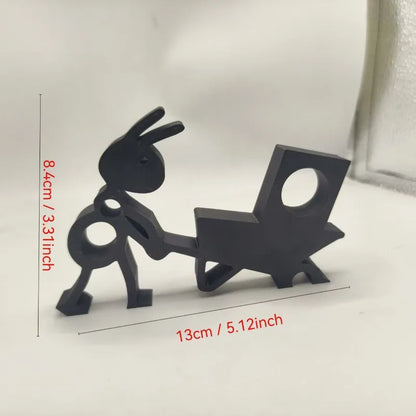 1Pc Cute Funny Black Ant Shape Toilet Paper Holder Bath
