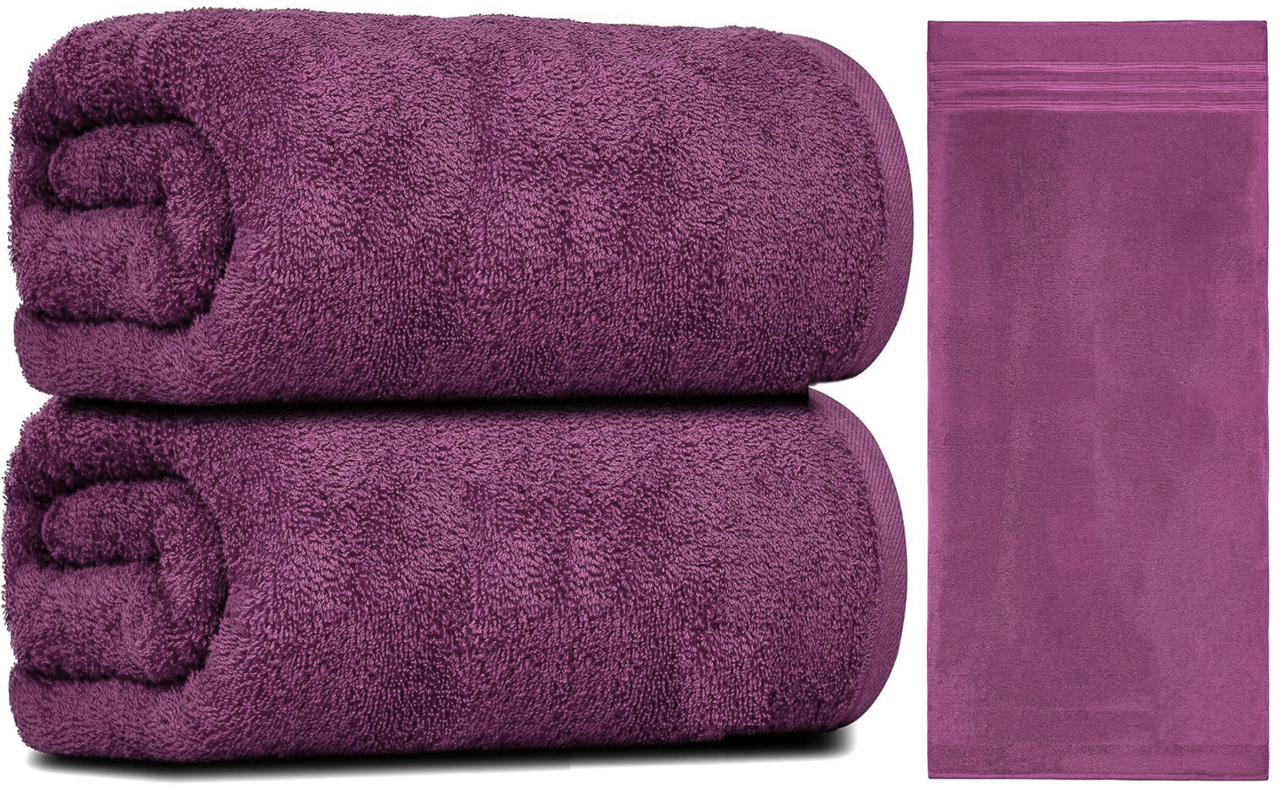 2X Large Jumbo Bath Sheet Towels 100% Egyptian Cotton Super Soft XXL Bath Towels