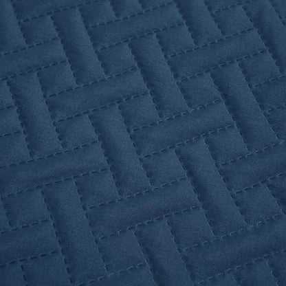 Brentfords Geo Quilted Bedspread Blanket Pinsonic Throw Large Sofa Comforter
