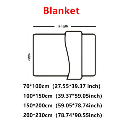 Solid Color Thickened Wide Striped Multifunctional Blanket, Can Be Used as Bed Sheet Cover Blanket, Nap Blanket, Throw Blanket