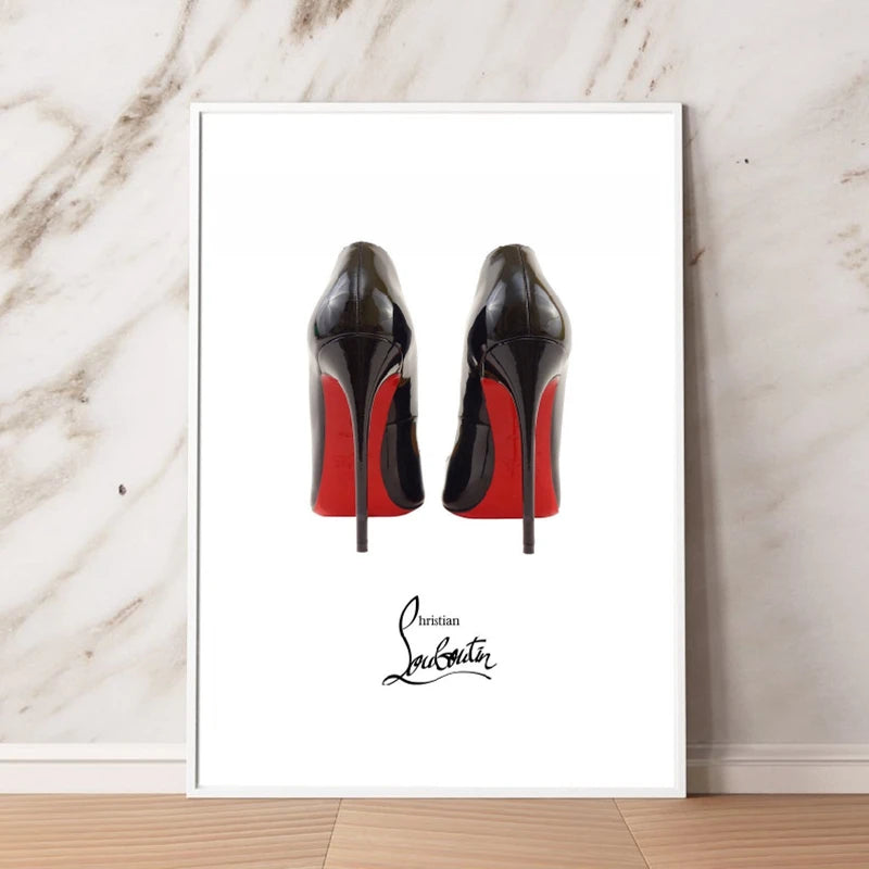 Fashion Home Wall Art High Heels Poster Home Decor
