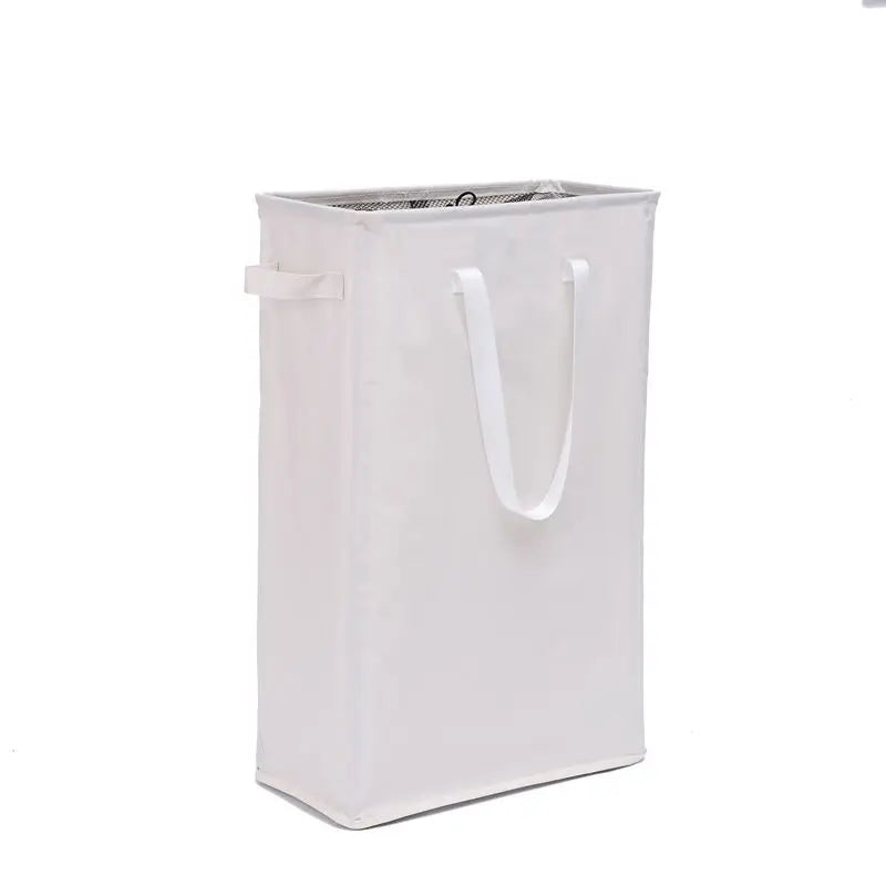 Laundry Basket, Dirty Clothes Basket with Handles, Foldable Laundry Basket for Clothes, Tall Laundry Basket for Laundry Room