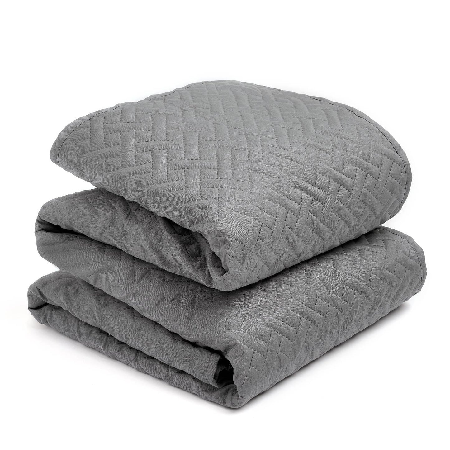 Brentfords Geo Quilted Bedspread Blanket Pinsonic Throw Large Sofa Comforter