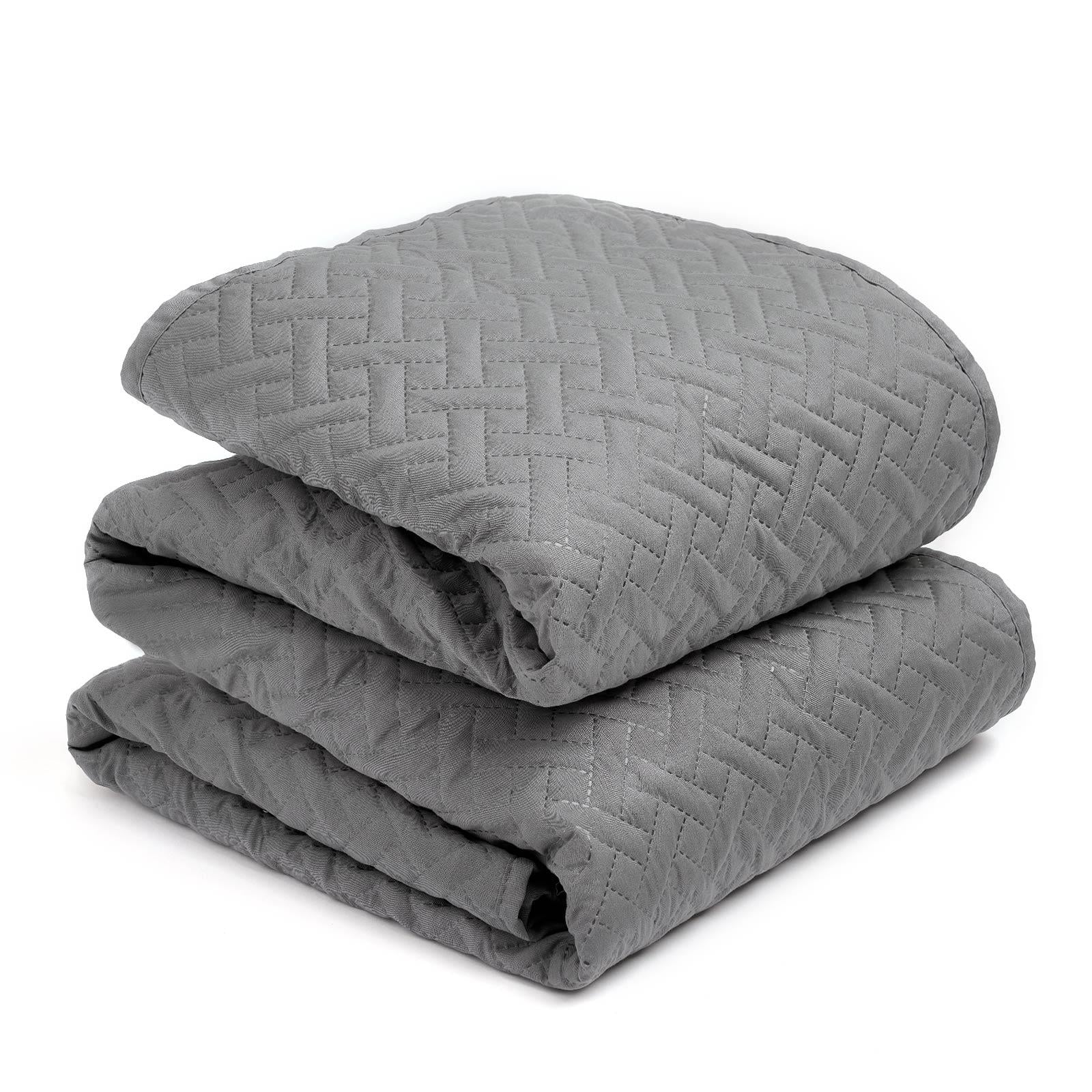 Brentfords Geo Quilted Bedspread Blanket Pinsonic Throw Large Sofa Comforter