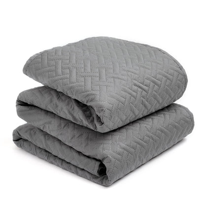 Brentfords Geo Quilted Bedspread Blanket Pinsonic Throw Large Sofa Comforter