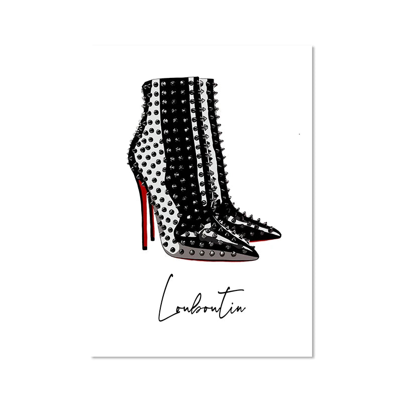 Fashion Home Wall Art High Heels Poster Home Decor