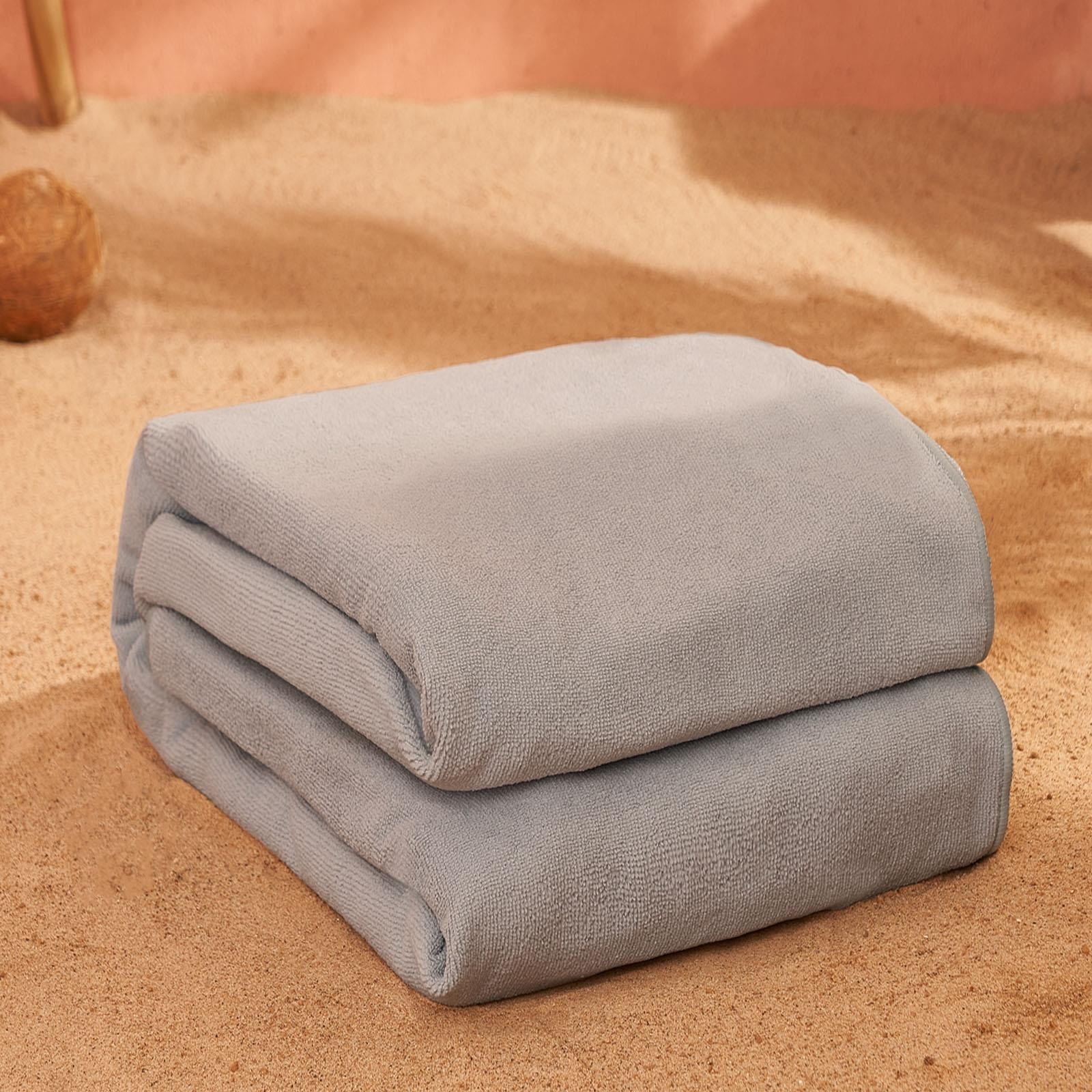 Large Beach Towel Microfiber Lightweight Quick Dry Bath Gym Sports