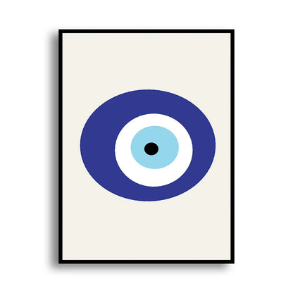 Evil Eye Wall Art - Nazar Boncuğu -  Turkish Evil Eye Nazar Poster