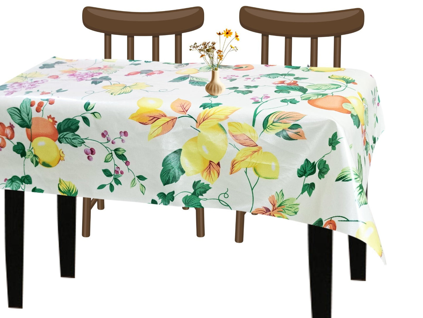 Waterproof Table Cover Sheet Wipe Clean Plastic Cloth Heavy Duty Protector 110Cm