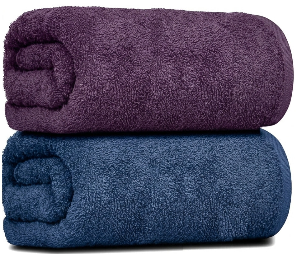 2X Large Jumbo Bath Sheet Towels 100% Egyptian Cotton Super Soft XXL Bath Towels