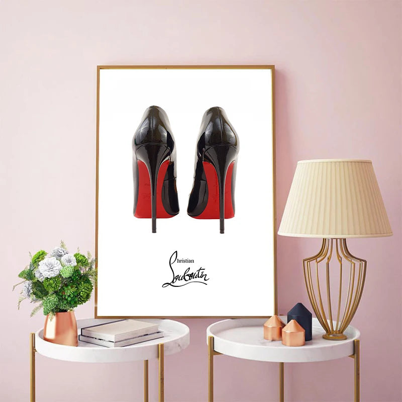Fashion Home Wall Art High Heels Poster Home Decor