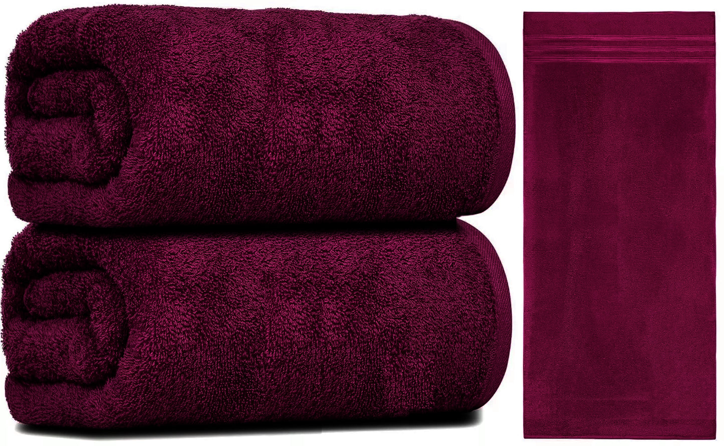2X Large Jumbo Bath Sheet Towels 100% Egyptian Cotton Super Soft XXL Bath Towels