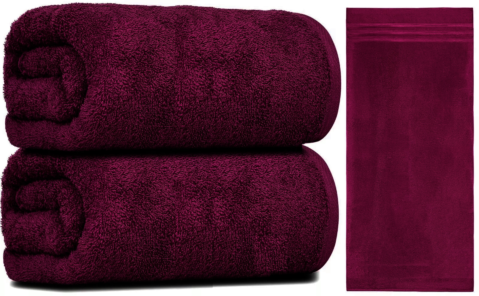 2X Large Jumbo Bath Sheet Towels 100% Egyptian Cotton Super Soft XXL Bath Towels