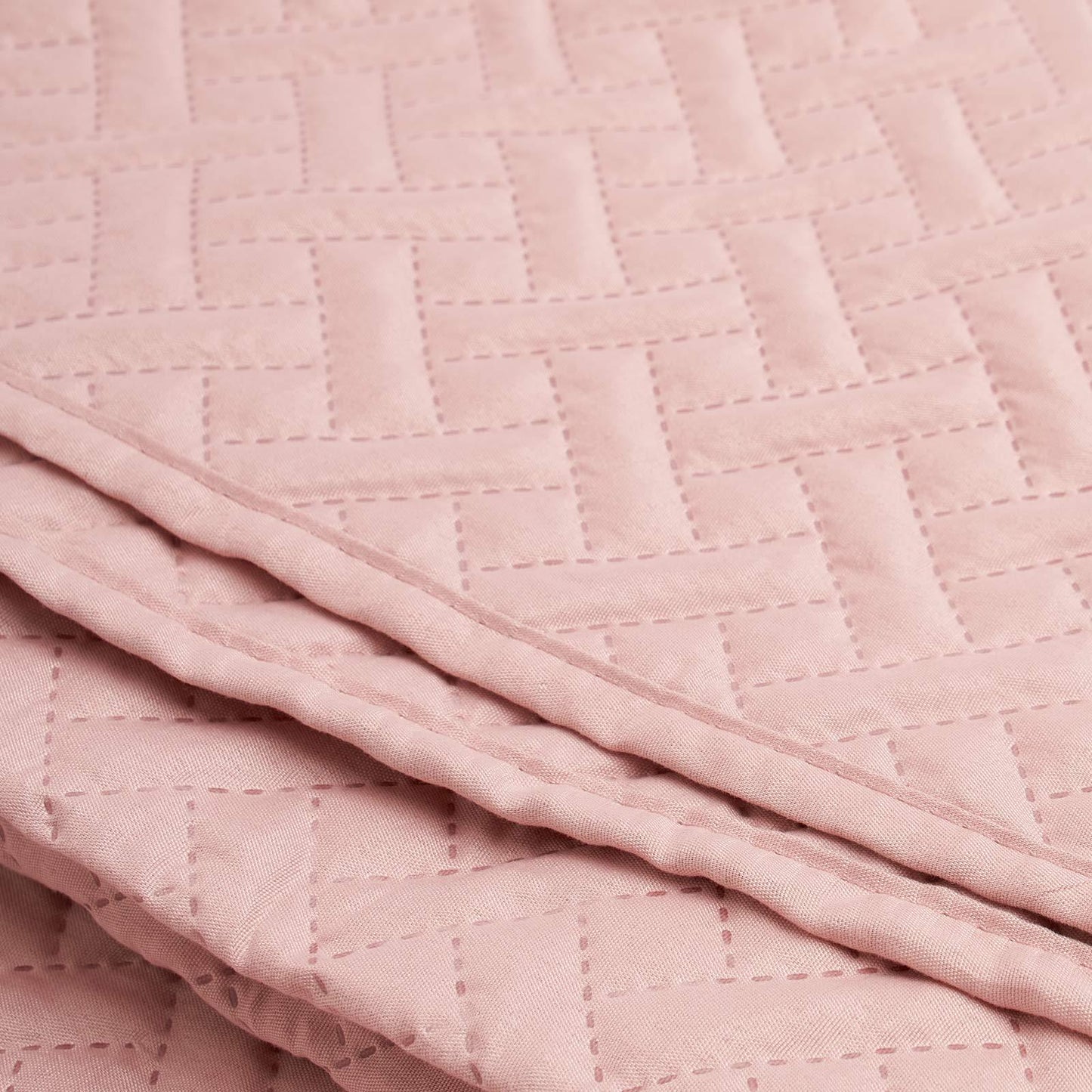 Brentfords Geo Quilted Bedspread Blanket Pinsonic Throw Large Sofa Comforter