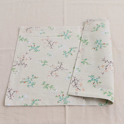 30X45Cm Cotton Linen Double-Layer Japanese Style Placemat,Food Photo Background Cloth ,Kitchen Table Cloth Napkins