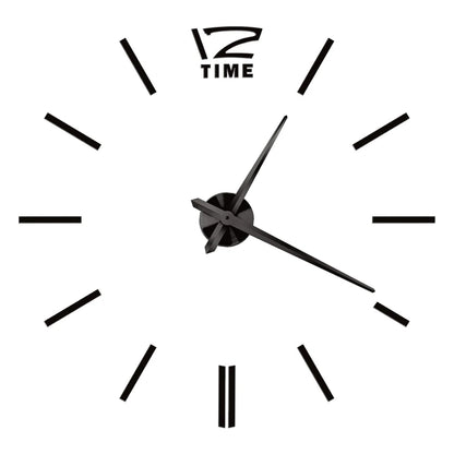 2D/3D Large Roman Numeral Acrylic Mirror Wall Quartz Clocks - Watch Home Decoration 