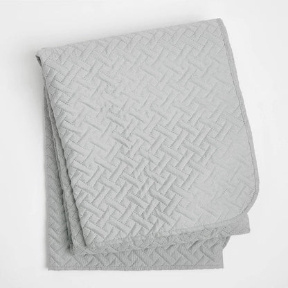 Brentfords Geo Quilted Bedspread Blanket Pinsonic Throw Large Sofa Comforter