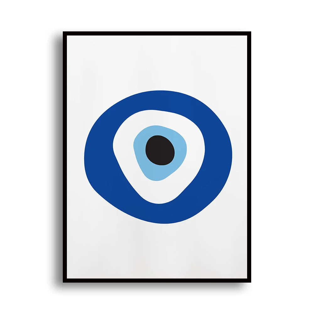 Evil Eye Wall Art - Nazar Boncuğu -  Turkish Evil Eye Nazar Poster