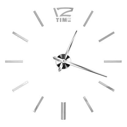 2D/3D Large Roman Numeral Acrylic Mirror Wall Quartz Clocks - Watch Home Decoration 
