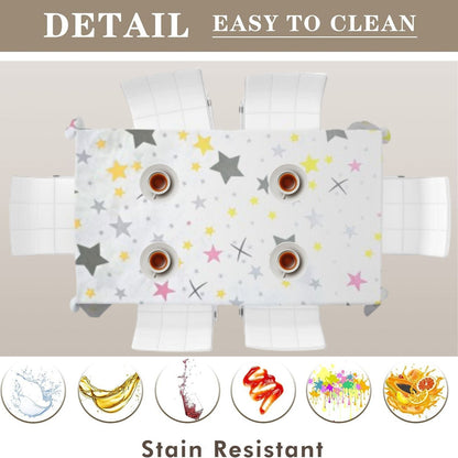 Waterproof Table Cover Sheet Wipe Clean Plastic Cloth Heavy Duty Protector 110Cm
