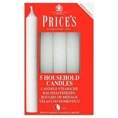 Prices 5 Candles up to 5 Hrs Burning Time 2Cm Diameter Household Candle Dinner