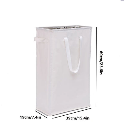 Laundry Basket, Dirty Clothes Basket with Handles, Foldable Laundry Basket for Clothes, Tall Laundry Basket for Laundry Room