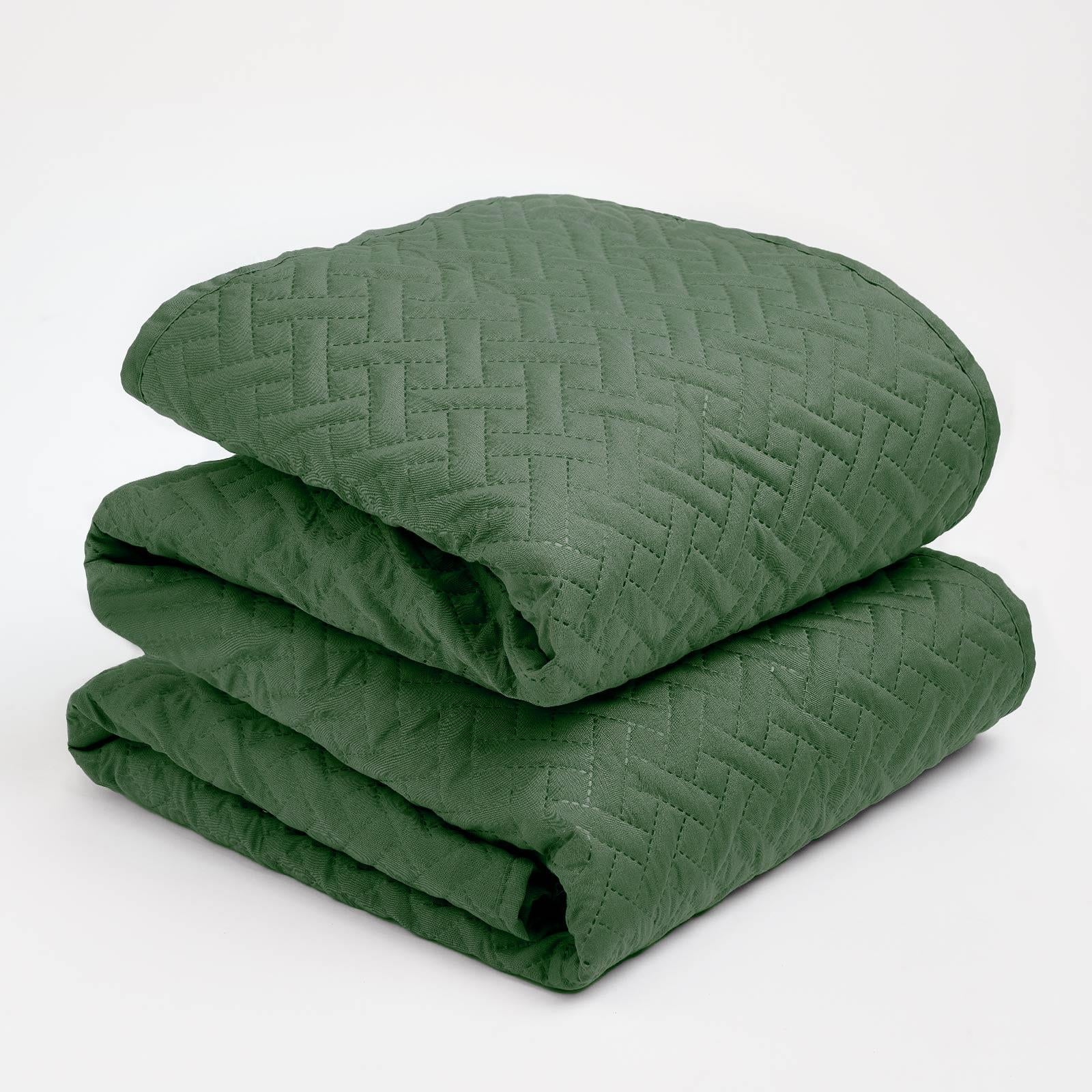 Brentfords Geo Quilted Bedspread Blanket Pinsonic Throw Large Sofa Comforter