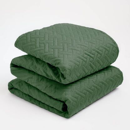 Brentfords Geo Quilted Bedspread Blanket Pinsonic Throw Large Sofa Comforter